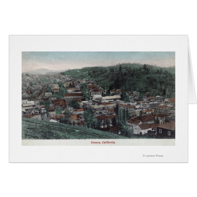 Aerial View of the City # 2Sonora, CA (Front Horizontal)