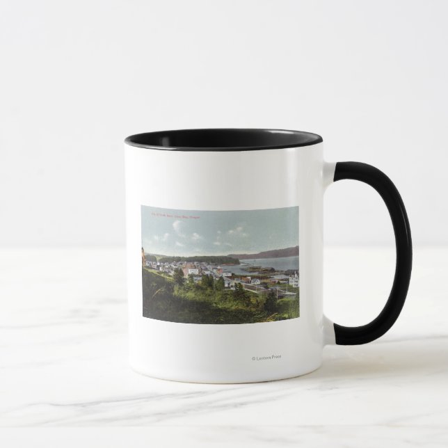 Aerial View of the City and Coos Bay Mug (Right)