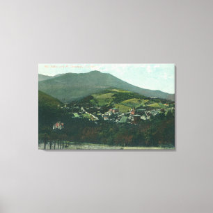 Aerial View of the City and Mt. Tamalpais Canvas Print