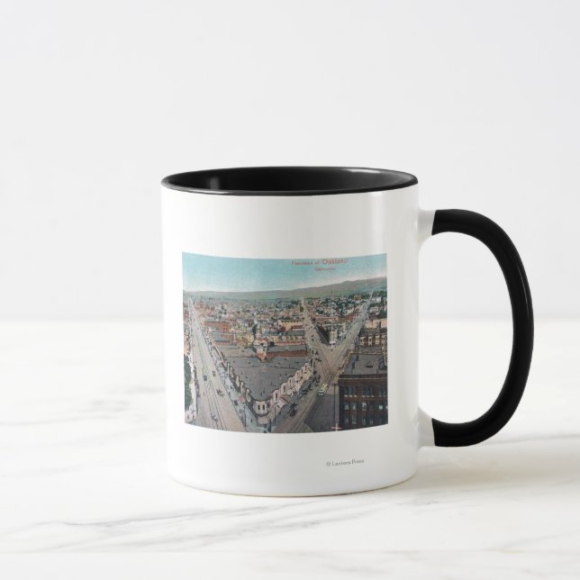 Aerial View of the CityOakland, CA Mug (Right)
