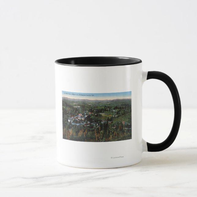 Aerial View of the CityPlacerville, CA Mug (Right)