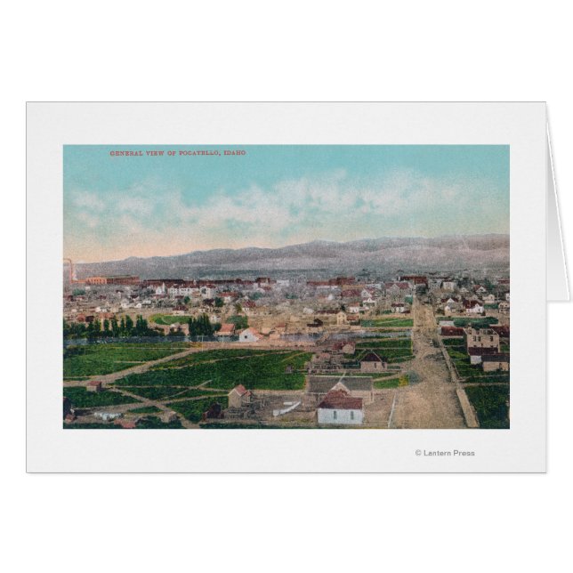 Aerial View of the CityPocatello, ID (Front Horizontal)