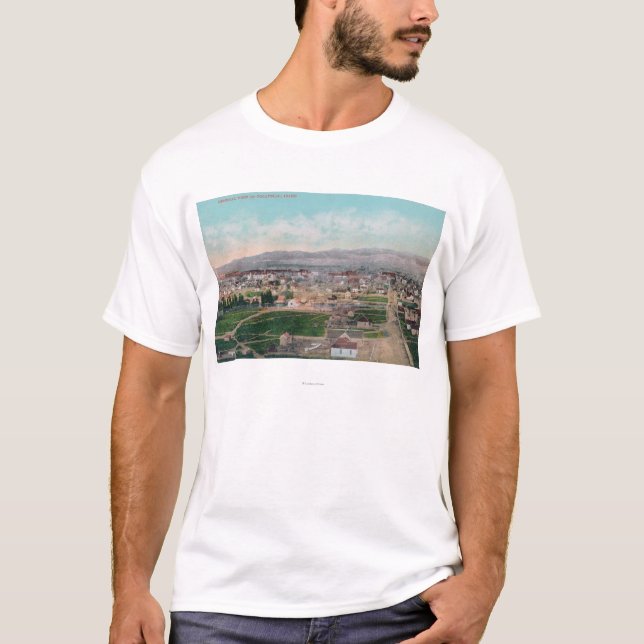 Aerial View of the CityPocatello, ID T-Shirt (Front)