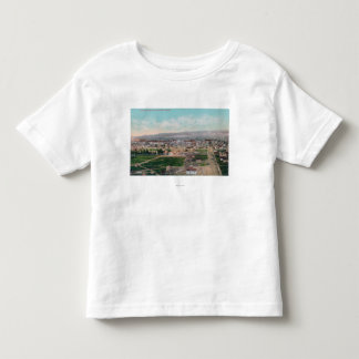 Aerial View of the CityPocatello, ID Toddler T-Shirt