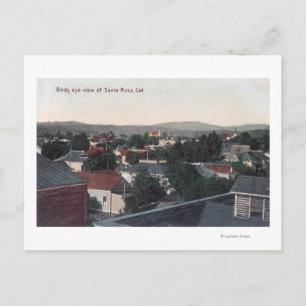 Aerial View of the CitySanta Rosa, CA Postcard