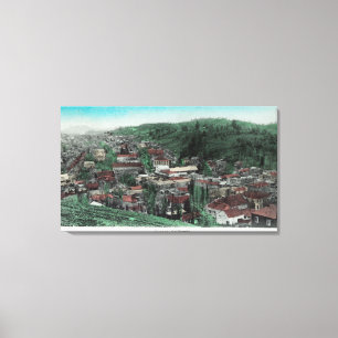 Aerial View of the CitySonora, CA Canvas Print