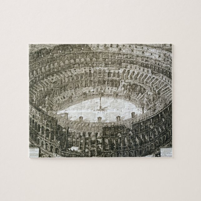 Aerial view of the Colosseum in Rome from 'Views o Jigsaw Puzzle (Horizontal)