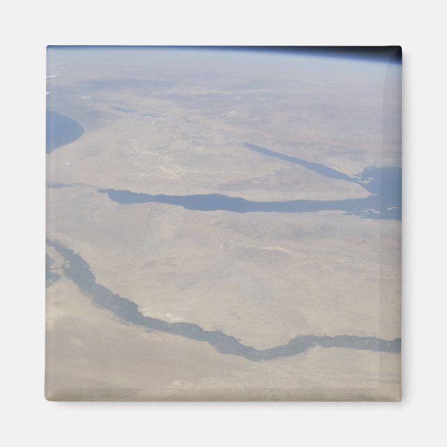 Aerial view of the Egypt and the Sinai Peninsul Magnet (Front)