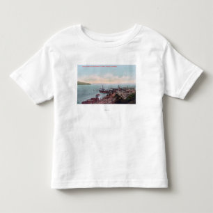 Aerial View of the Ferry Landing and North Toddler T-Shirt
