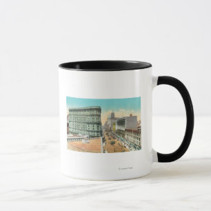 Aerial View of the Flood Building Mug