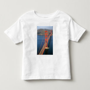 Aerial view of the Golden Gate Bridge in the Toddler T-Shirt