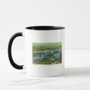 Aerial View of the International Bridge Mug