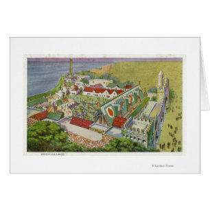Aerial View of the Irish Village
