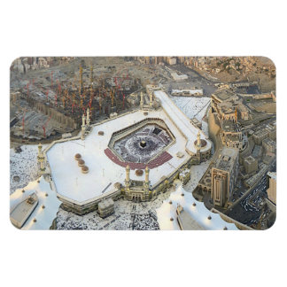 Aerial View of the Kaaba, Masjid al-Haram & Mecca Magnet