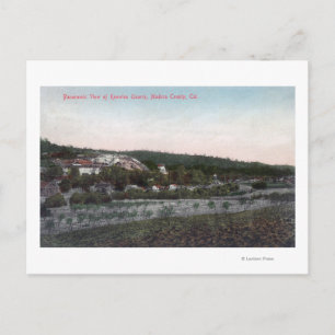 Aerial View of the Knowles Granite Quarry Postcard