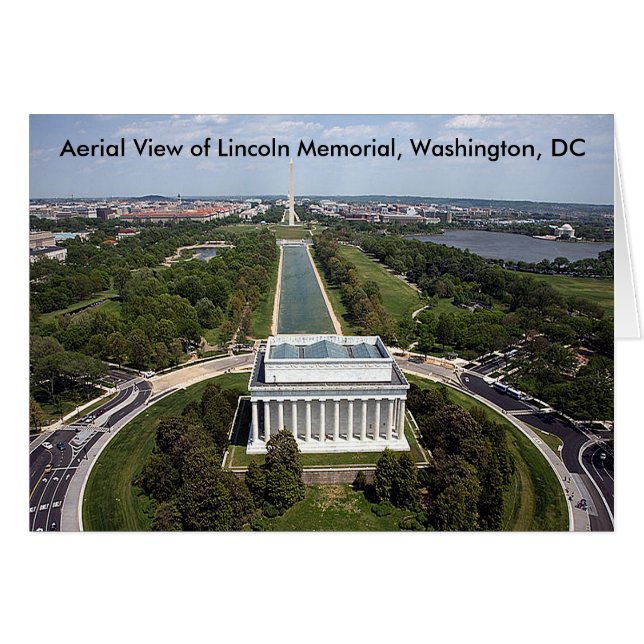 Aerial View of the Lincoln Memorial, Washington, D (Front Horizontal)