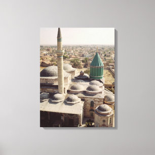 Aerial view of the Mevlana Tekke Canvas Print
