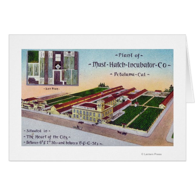 Aerial View of the Must-Hatch Incubator Co Bldg (Front Horizontal)