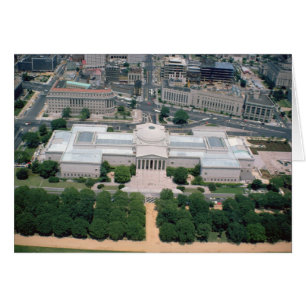 Aerial view of the National Gallery of Art