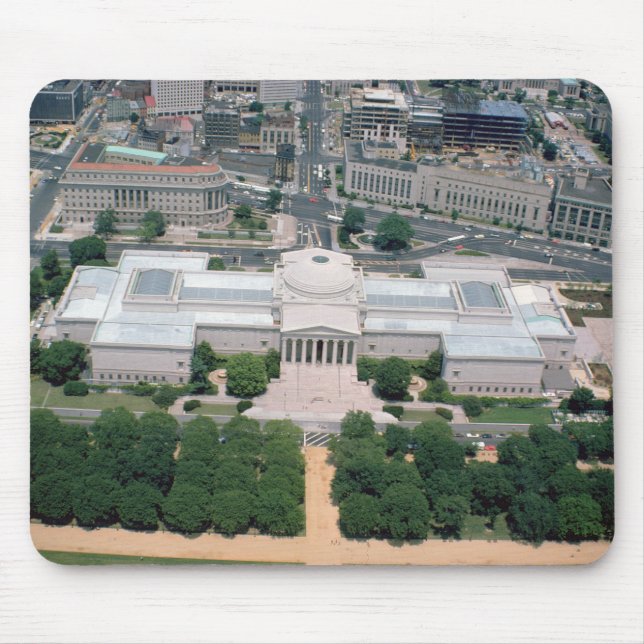 Aerial view of the National Gallery of Art Mouse Mat (Front)