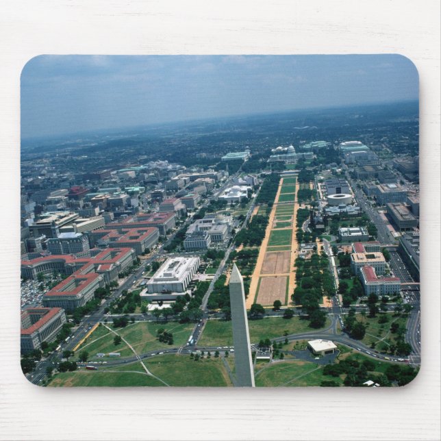Aerial view of the National Mall Mouse Mat (Front)