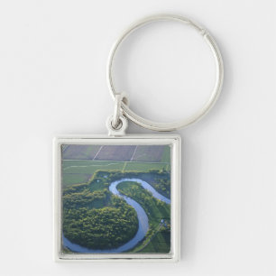 Aerial view of the Red River of the North Key Ring