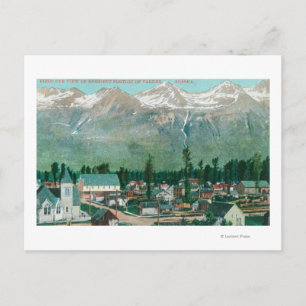 Aerial View of the Resident Area of the City Postcard