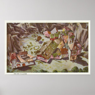Aerial View of the Swiss Village Poster