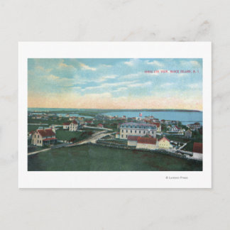 Aerial View of the Town 2 Postcard