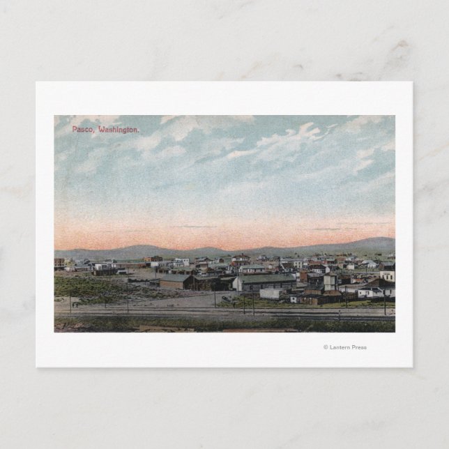 Aerial View of the Town 4 Postcard (Front)