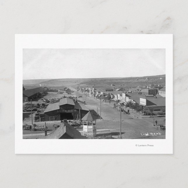 Aerial View of the Town 6 Postcard (Front)