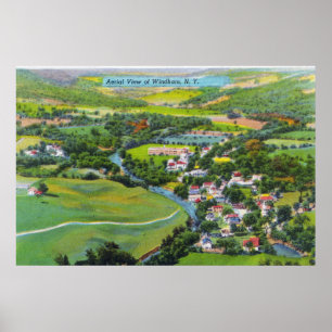 Aerial View of the Town 6 Poster