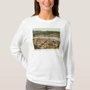Aerial View of the Town and River T-Shirt