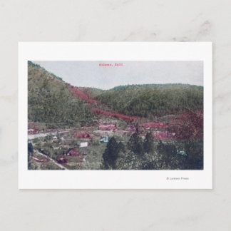 Aerial View of the TownColoma, CA Postcard