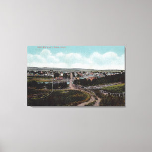 Aerial View of the TownDallas, OR Canvas Print