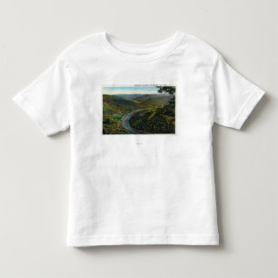 Aerial View of the Trail and Deerfield Valley Toddler T-Shirt