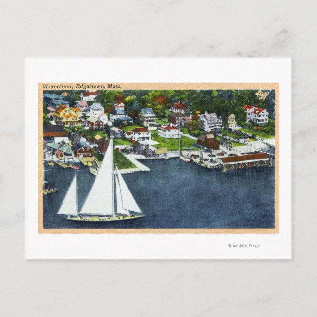 Aerial View of the Waterfront 2 Postcard (Front)