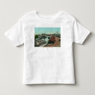 Aerial View of the WaterfrontStockton, CA Toddler T-Shirt