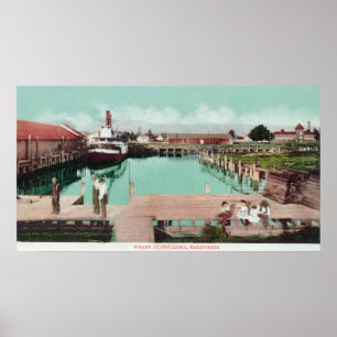Aerial View of the WharfPetaluma, CA Poster