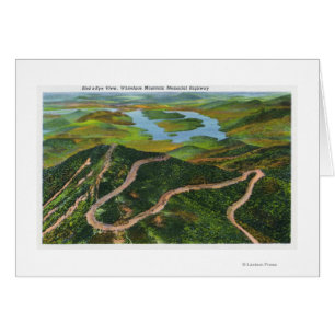 Aerial View of the Whiteface Mt Memorial Hwy
