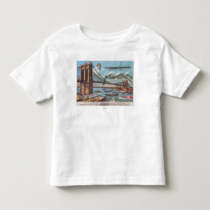 Aerial View of the Willimantic Bridge Toddler T-Shirt