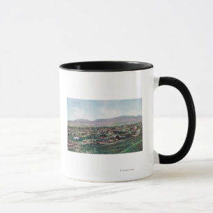 Aerial View of Town from the Hills Mug