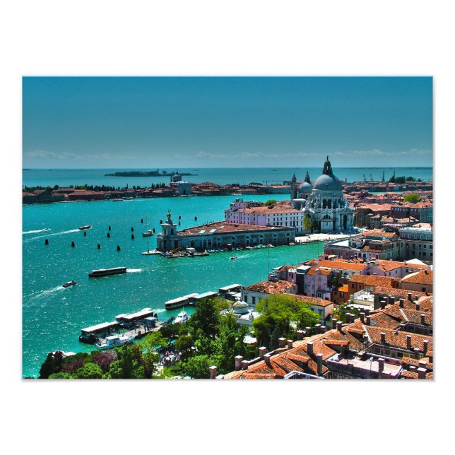 Aerial View of Venice, Italy Photo Print (Front)