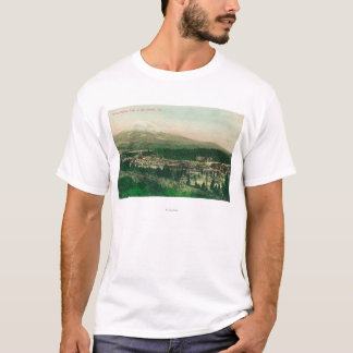 Aerial View of Weed Station at Mt. Shasta Base T-Shirt