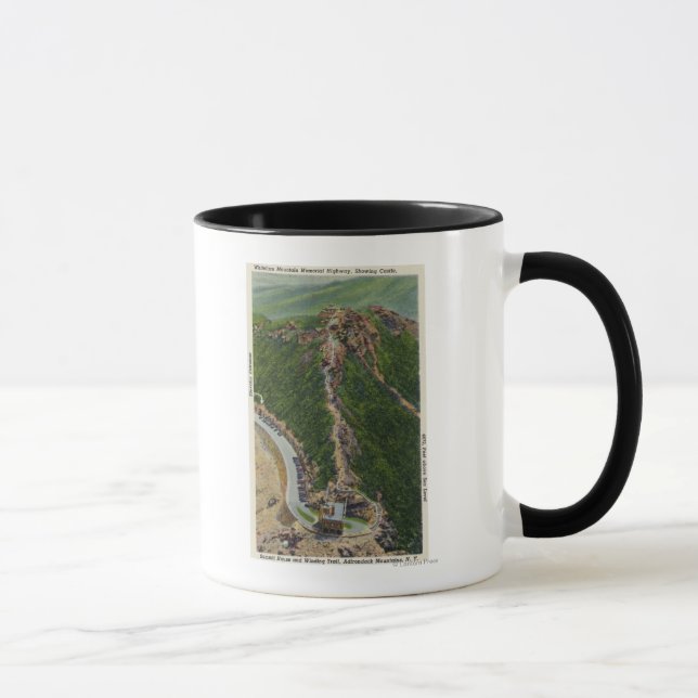 Aerial View of Winding Trail, Castle, Summit Mug (Right)