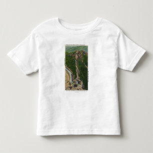 Aerial View of Winding Trail, Castle, Summit Toddler T-Shirt
