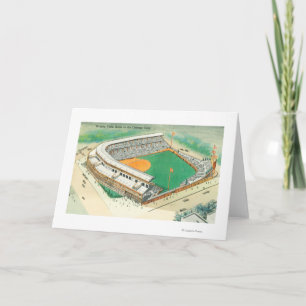 Aerial View of Wrigley Field # 3Chicago, IL Card
