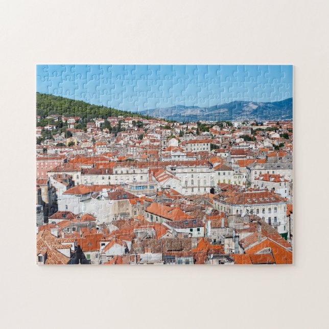 Aerial view on Split city - Dalmatia, Croatia Jigsaw Puzzle (Horizontal)