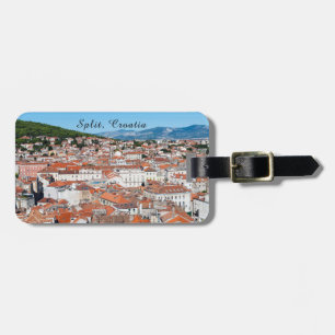 Aerial view on Split city - Dalmatia, Croatia Luggage Tag