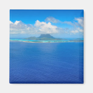 Aerial view over Bora Bora magnet